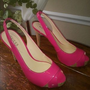 FINAL SALE! Hot Pink Guess Stilettos 👠